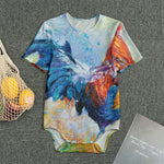 Rooster Painting Print Men's Bodysuit