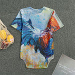 Rooster Painting Print Men's Bodysuit