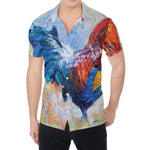 Rooster Painting Print Men's Shirt