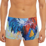 Rooster Painting Print Men's Short Boxer Briefs