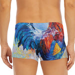 Rooster Painting Print Men's Short Boxer Briefs