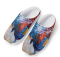 Rooster Painting Print Mesh Casual Shoes