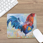 Rooster Painting Print Mouse Pad