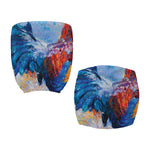 Rooster Painting Print Office Chair Cover