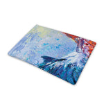 Rooster Painting Print Pet Cooling Mat Cover