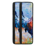 Rooster Painting Print Refrigerator Handle Covers