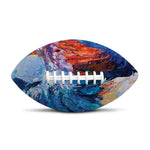 Rooster Painting Print Rugby Ball