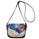Rooster Painting Print Saddle Bag