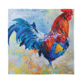 Rooster Painting Print Silk Bandana