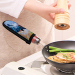 Rooster Painting Print Skillet Handle Cover