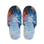 Rooster Painting Print Slippers