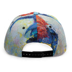 Rooster Painting Print Snapback Cap