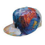 Rooster Painting Print Snapback Cap