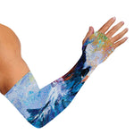Rooster Painting Print Sun Protection Arm Sleeves
