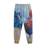 Rooster Painting Print Sweatpants