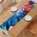 Rooster Painting Print Table Runner