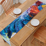 Rooster Painting Print Table Runner