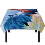 Rooster Painting Print Tablecloth