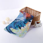 Rooster Painting Print Towel
