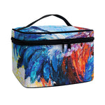 Rooster Painting Print Travel Makeup Bag