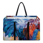Rooster Painting Print Utility Tote Bag