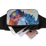 Rooster Painting Print Waist Bag