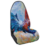 Rooster Painting Print Waterproof Car Seat Cover