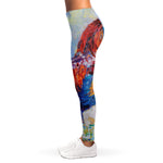 Rooster Painting Print Women's Leggings