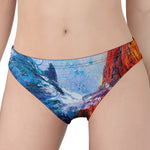 Rooster Painting Print Women's Panties