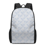 Rooster Plaid Pattern Print 17 Inch Backpack