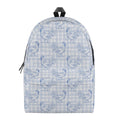 Rooster Plaid Pattern Print School Backpack