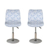 Rooster Plaid Pattern Print Bar Stool Covers