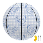 Rooster Plaid Pattern Print Basketball