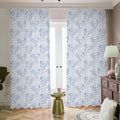 Rooster Plaid Pattern Print Dimout Pencil Pleat Curtains
