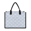 Rooster Plaid Pattern Print Canvas Tote Bag