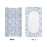 Rooster Plaid Pattern Print Changing Pad Cover