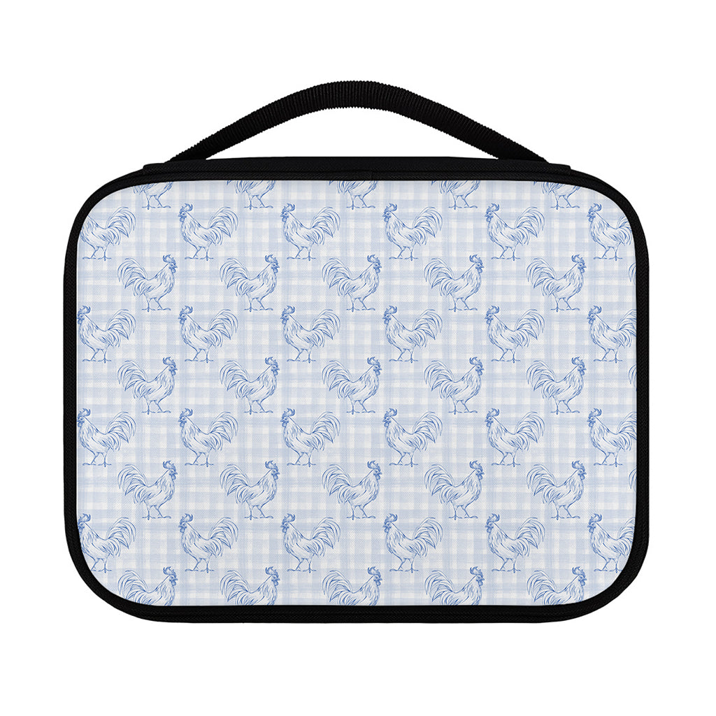 Rooster Plaid Pattern Print Classic Bible Case