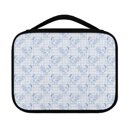 Rooster Plaid Pattern Print Classic Bible Case