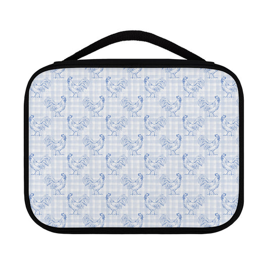 Rooster Plaid Pattern Print Classic Bible Case