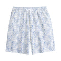 Rooster Plaid Pattern Print Cotton Shorts