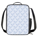 Rooster Plaid Pattern Print Crossbody Lunch Bag