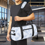 Rooster Plaid Pattern Print Gym Bag