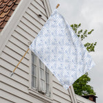 Rooster Plaid Pattern Print House Flag