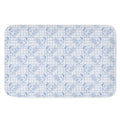 Rooster Plaid Pattern Print Indoor Door Mat