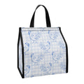 Rooster Plaid Pattern Print Insulated Lunch Tote