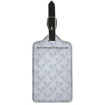 Rooster Plaid Pattern Print Luggage Tag