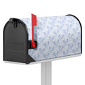 Rooster Plaid Pattern Print Mailbox Cover