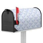 Rooster Plaid Pattern Print Mailbox Cover