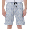 Rooster Plaid Pattern Print Men's Beach Shorts