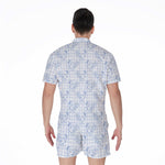 Rooster Plaid Pattern Print Men's Rompers